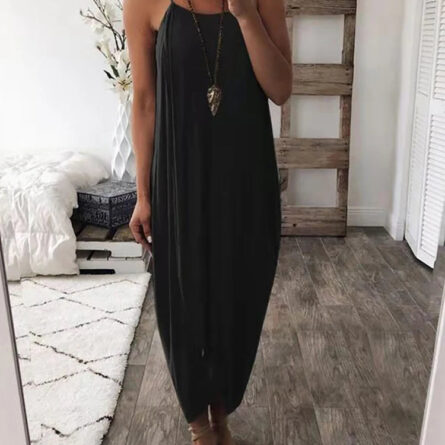 Effortless Flow Slit Maxi Dress - Image 12