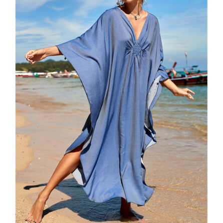 Athena Loose Maxi Kaftan Tunic Beach Cover Up - Image 24