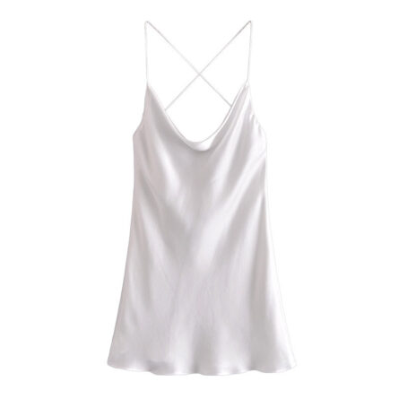 Forever Summer Satin Dress - Image 10