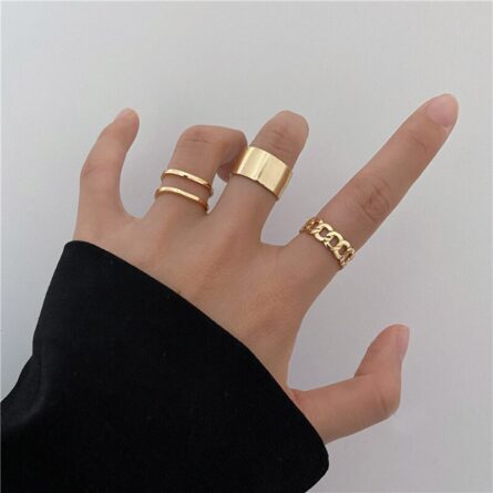 Goddess Glam Silver Ring Set - Image 12