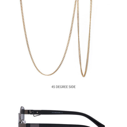 Sunshine Goddess Punk Sunglasses with Chain – Bild 48