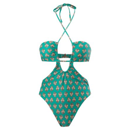 Resort Life One Piece Cut Out Swimsuit Cover Up Skirt - Image 6