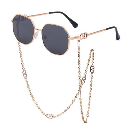 Sunshine Goddess Punk Sunglasses with Chain – Bild 17