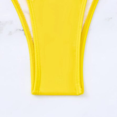 Sunburst Cross-Strap Cut Out Monokini Swimsuit – Bild 23