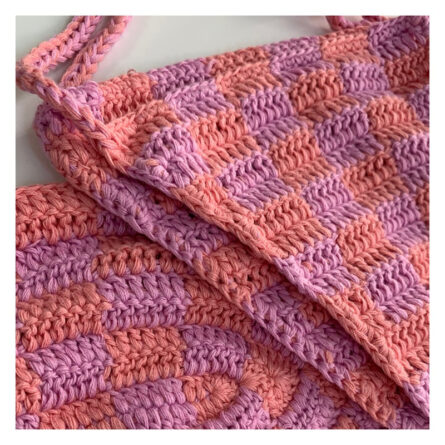 Purple and Pink Paradise Crochet Bikini Set – Bild 6