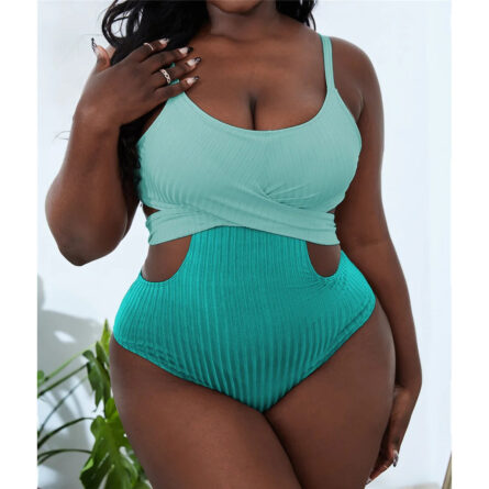 Bora Bora Cut Out Plus Size Swimsuit - Image 5