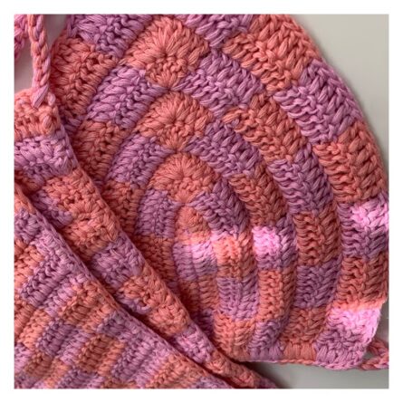 Purple and Pink Paradise Crochet Bikini Set – Bild 5
