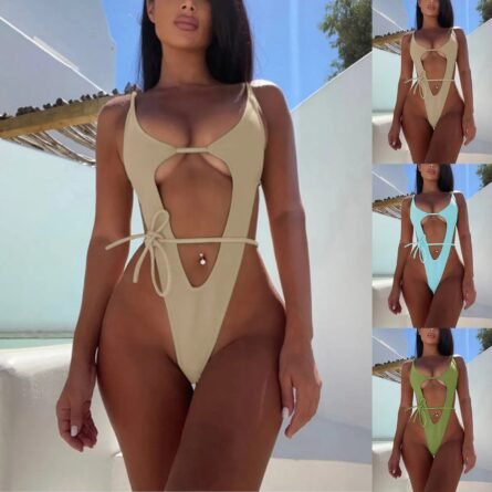 Ibiza High Cut Cut Out Swimsuit - Image 2