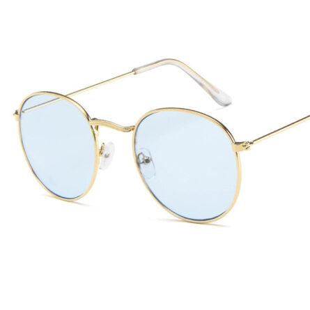 I Miss You Round Frame Colored Sunglasses – Bild 3
