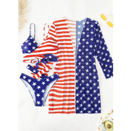 Freedom's Finest American Flag Bikini Set - Image 6