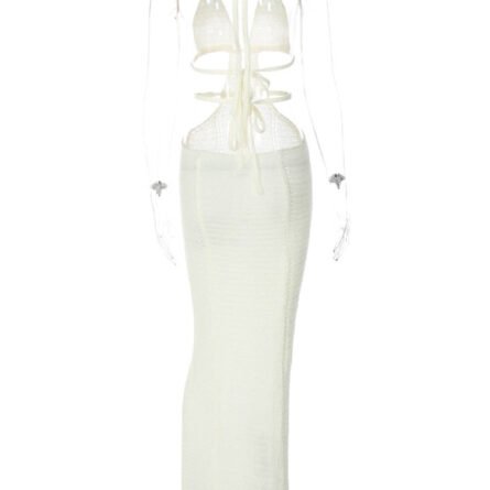 Italian Romance Crochet Cut Out Dress - Image 33