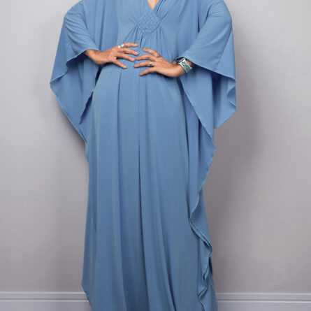 Athena Loose Maxi Kaftan Tunic Beach Cover Up - Image 3