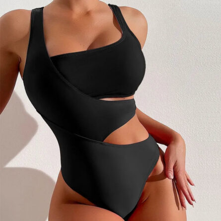 Celine Cut Out Color Block Swimsuit - Image 11