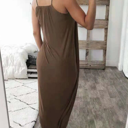 Effortless Flow Slit Maxi Dress - Image 11