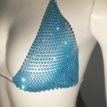 Glitter Goddess See through Micro Kini Rhinestone Bikini – Bild 25