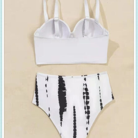 Stunning Butterfly Push Up High Waist Slimming Swimwear Separates Bikini – Bild 17