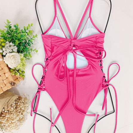 Tassel Dreams Underboob High Cut Out Swimsuit - Image 65