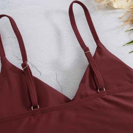 Amy Solid High Waist Bikini - Image 14