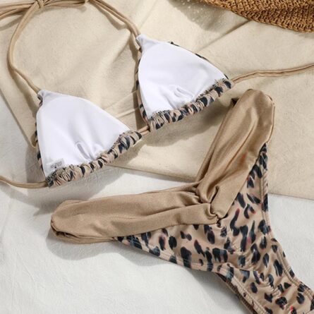 Exclusive Ruched Brazilian Triangle Bikini - Image 21