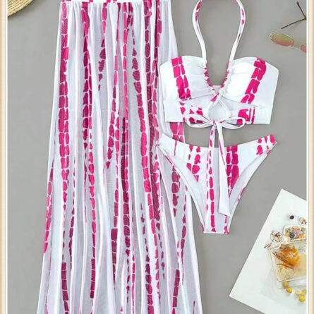 Bahamas Vacation 3 Piece Cover Up Skirt Set - Image 25