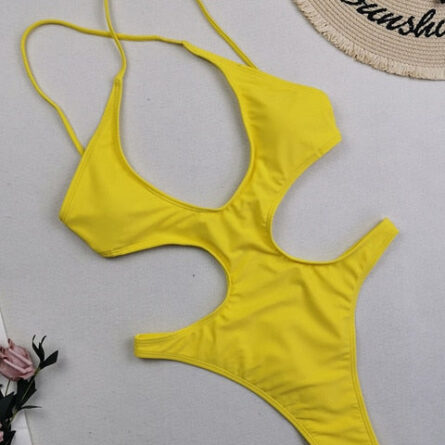 Bahamas Hollow Out One Piece Swimsuit - Image 7