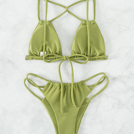 Riviera Strappy Bandage Micro Bikini – Bild 16