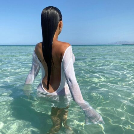 Paradise Calling Swimsuit Cover Up Sexy White Backless Mini Dress – Bild 7
