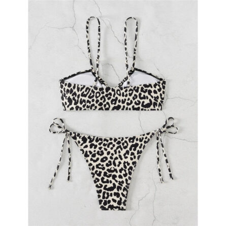 Savage Elegance Leopard Cut Out Bikini Set - Image 7