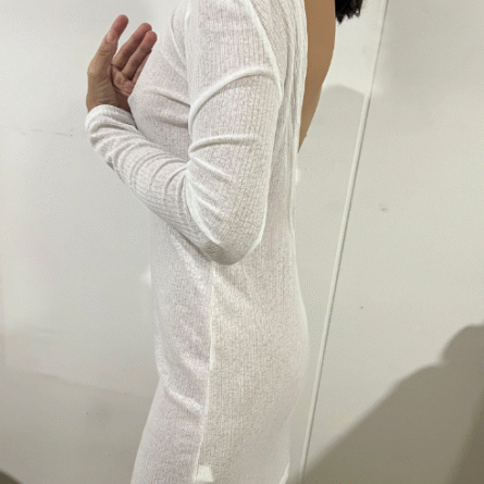 Paradise Calling Swimsuit Cover Up Sexy White Backless Mini Dress – Bild 10
