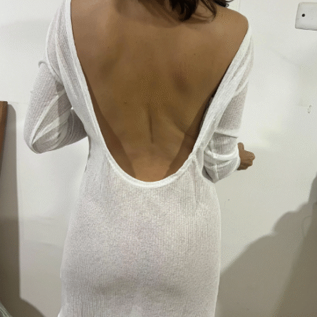 Paradise Calling Swimsuit Cover Up Sexy White Backless Mini Dress – Bild 9