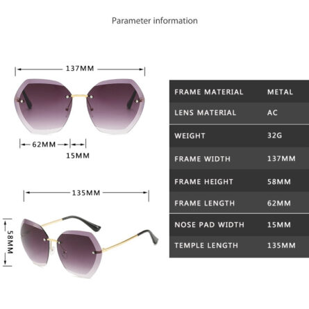 Beautiful You Gradient Sunglasses UV400 - Image 4