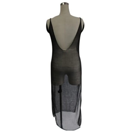 Glimmering Allure Sheer Beach Cover Up Tunic - Image 65