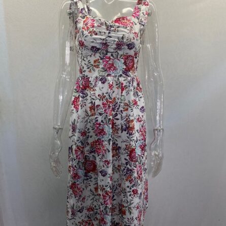 Susannah Strap Dress Floral Print Sleeveless Sling Dress – Bild 36