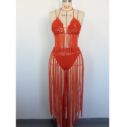 Seaside Stunner Two Piece Knit Crochet Bikini Set – Bild 25