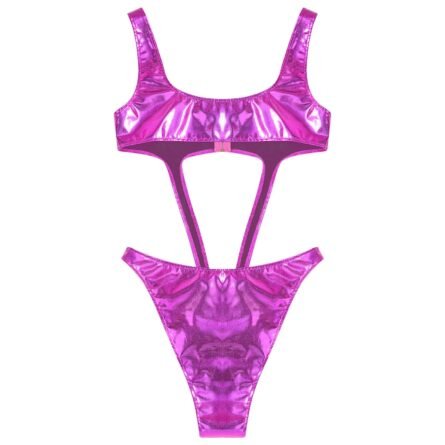 Celestial Goddess Harness Metallic Cut Out Swimsuit Monokini - Image 17