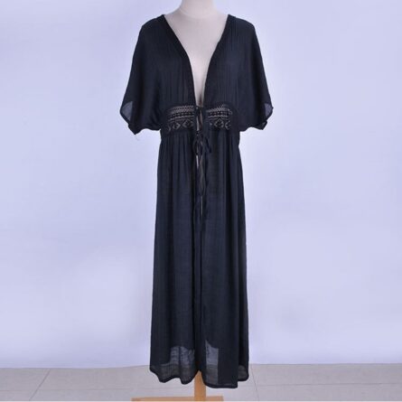 Valerie Front Tie Beach Cover Up Tunic Kimono – Bild 22