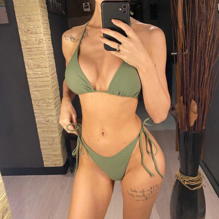 Island Escape Halter Brazilian Bikini - Image 26
