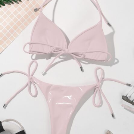 Metallic Magic Women's Triangle Bikini – Bild 24