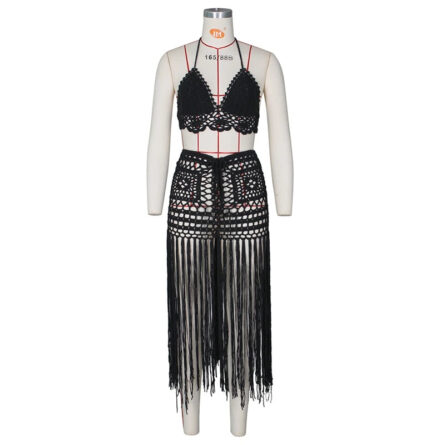 Mirabella Tassel Bikini Top & Beach Skirt - Image 14