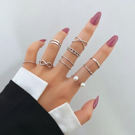 Bohemian Summer Gold Ring Set - Image 13