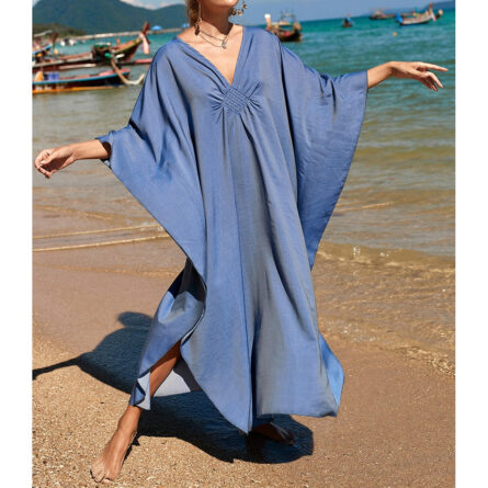 Athena Loose Maxi Kaftan Tunic Beach Cover Up - Image 8