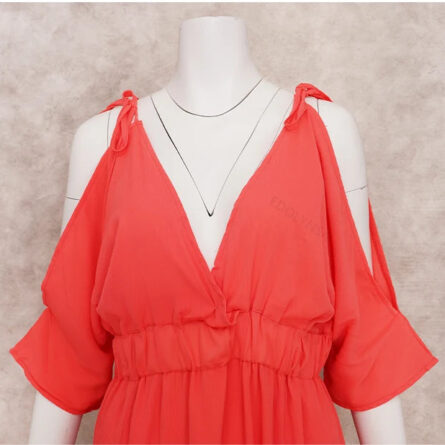 Boho Summer Chiffon V-Neck Tunic Dress - Image 36