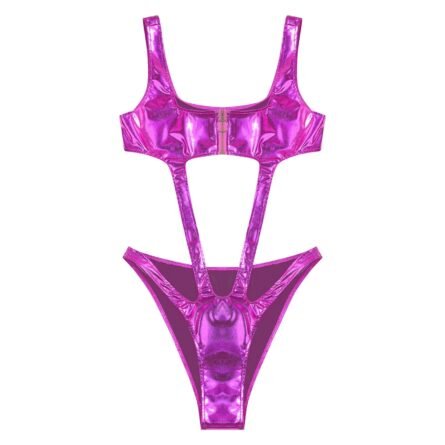 Celestial Goddess Harness Metallic Cut Out Swimsuit Monokini - Image 16