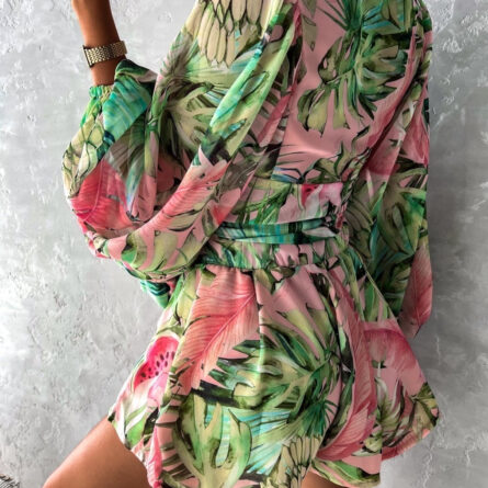 Summer Never Ends Plunge Vacation Romper Playsuit – Bild 16