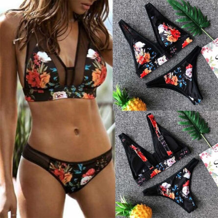 Sunset and Swim Floral Paradise Two-piece DD+ Bikini Set – Bild 7