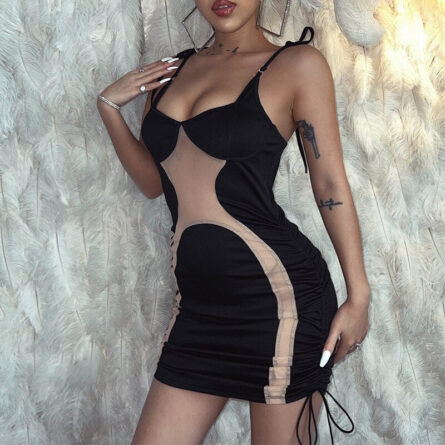 The Essential Sexy Mesh Bodycon Mini Dress – Bild 9