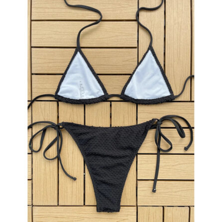 Sunset and Swim Halter High Leg Cut Mini Bikini - Image 40