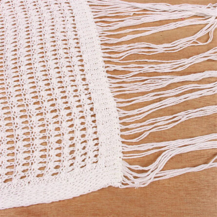 Gabriella Fringe Open Back Crochet Beach Cover Up Dress - Image 33