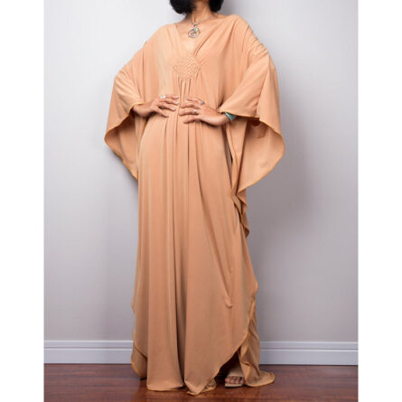 Athena Loose Maxi Kaftan Tunic Beach Cover Up - Image 9