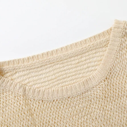 Boho Dreams Knitted Tassel Beach Blouse - Image 15